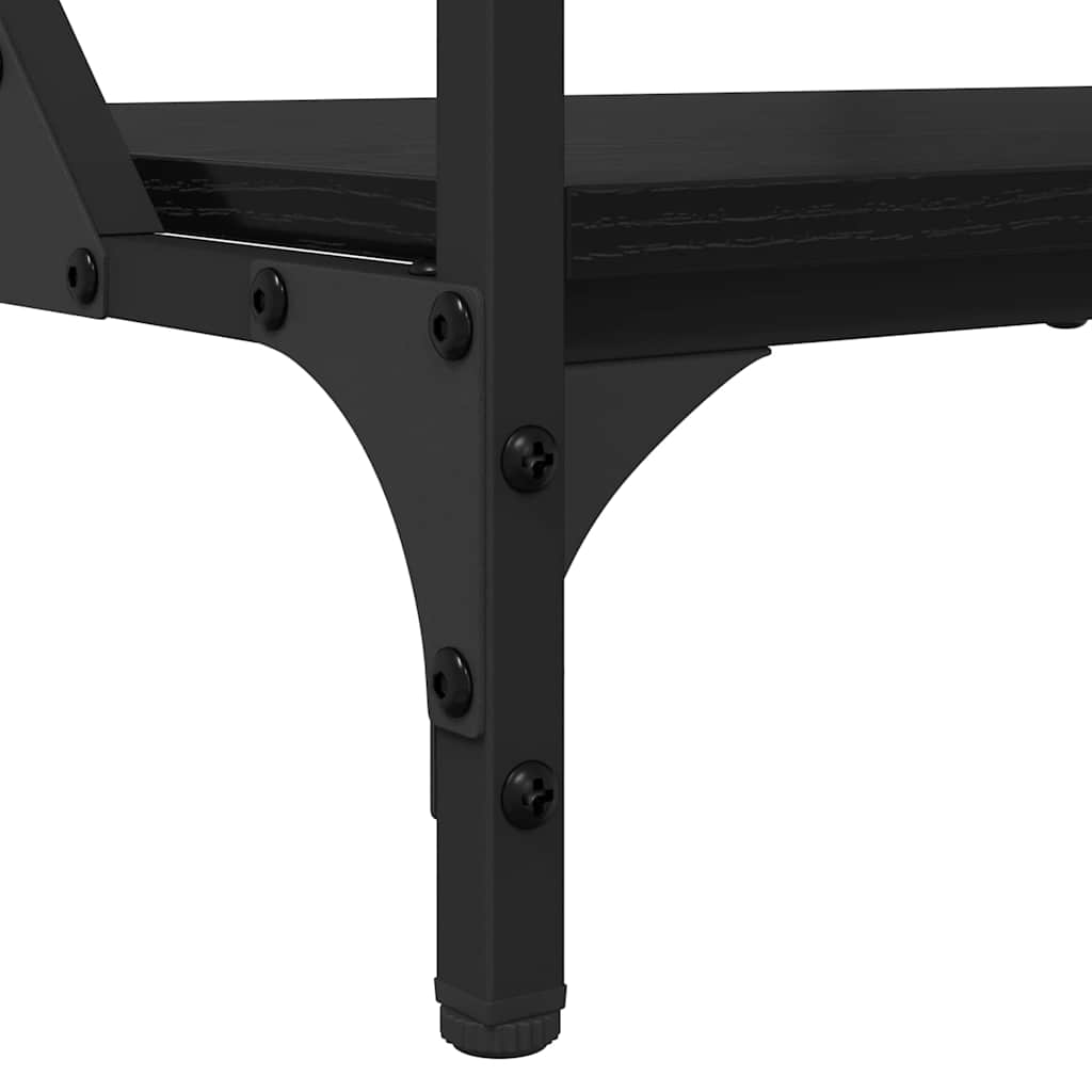 Table basse Chêne noir 70x50x50cm Bois d'ingénierie - XIOS