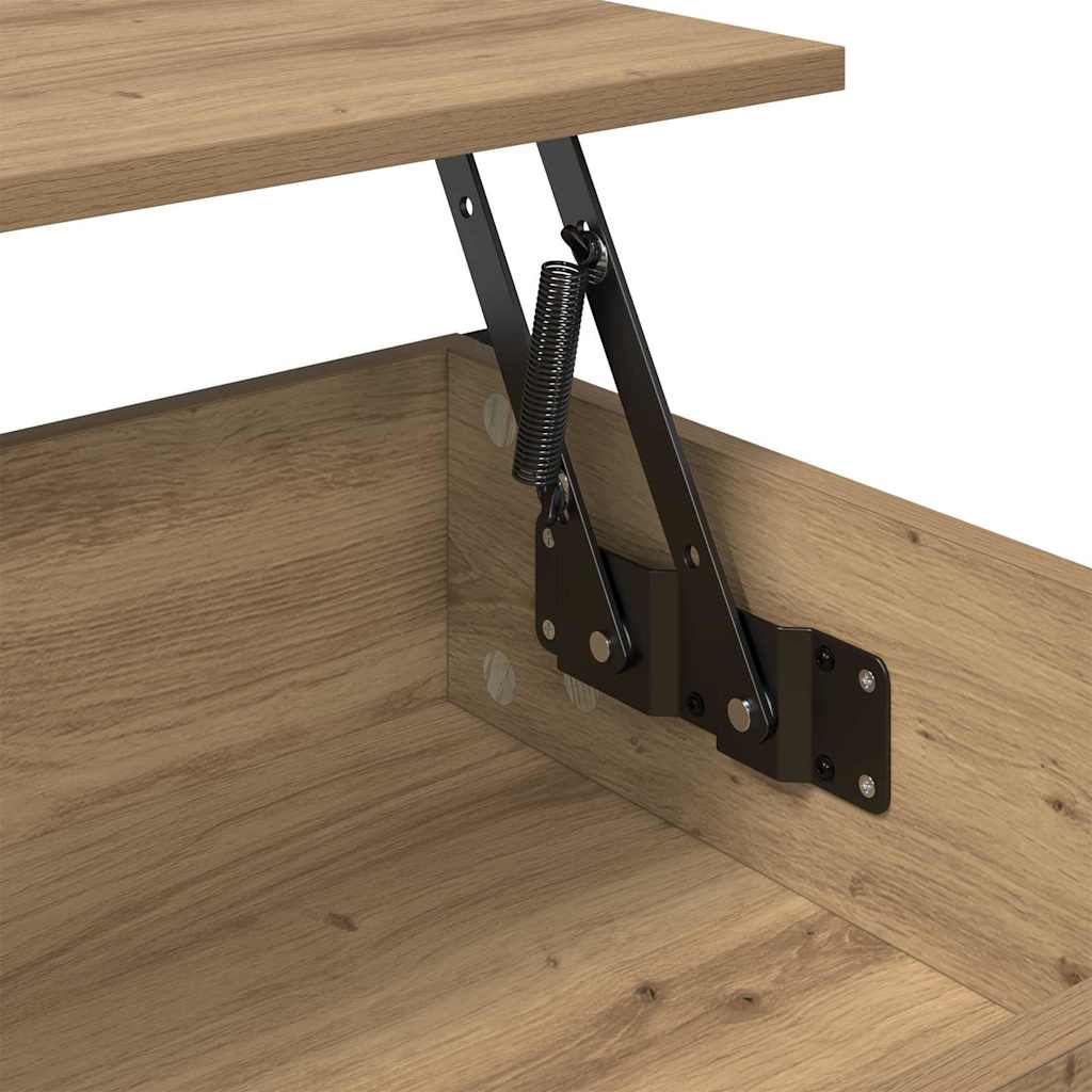 Table basse Chêne artisanal 100 x 50 x 50 cm Bois d'ingénierie - XIOS