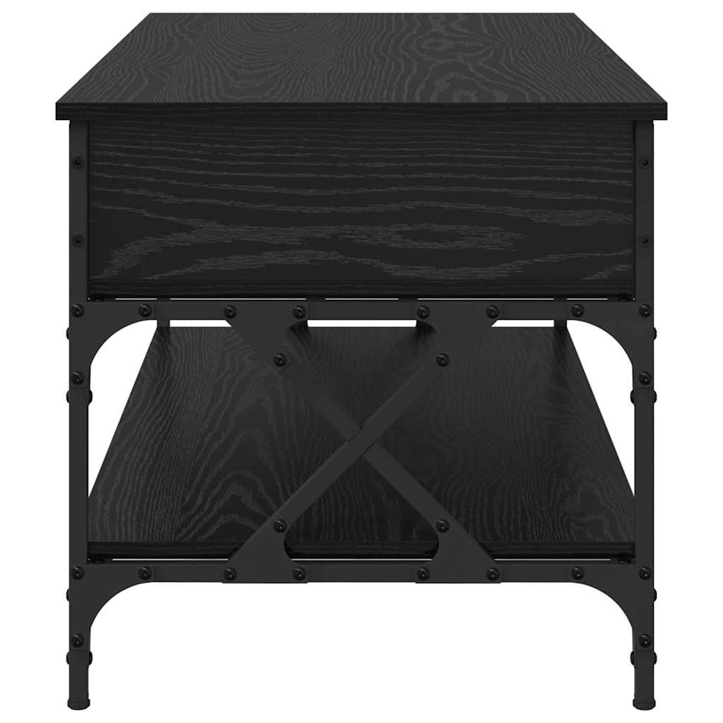 Table basse Chêne noir 100 x 50 x 50 cm Bois d'ingénierie - XIOS