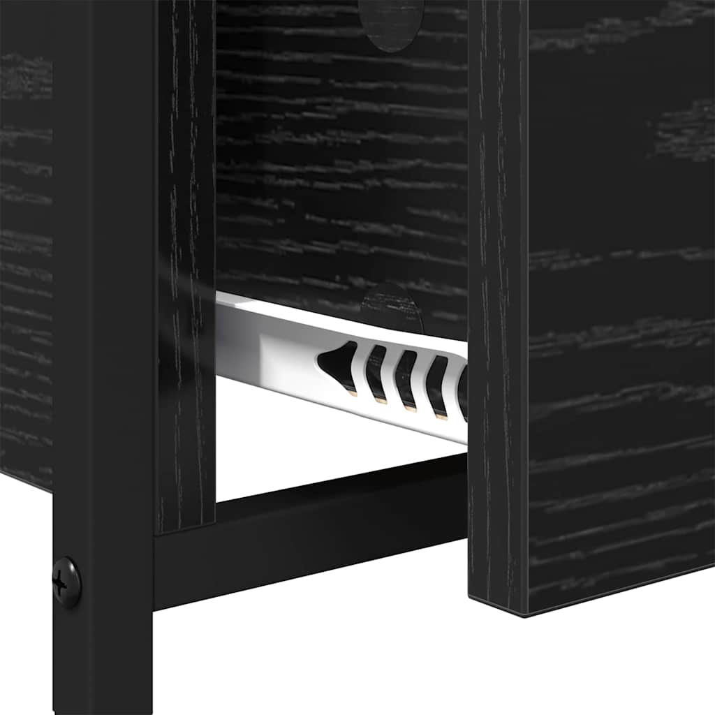 Table basse Chêne noir 70 x 50 x 50 cm Bois d'ingénierie - XIOS