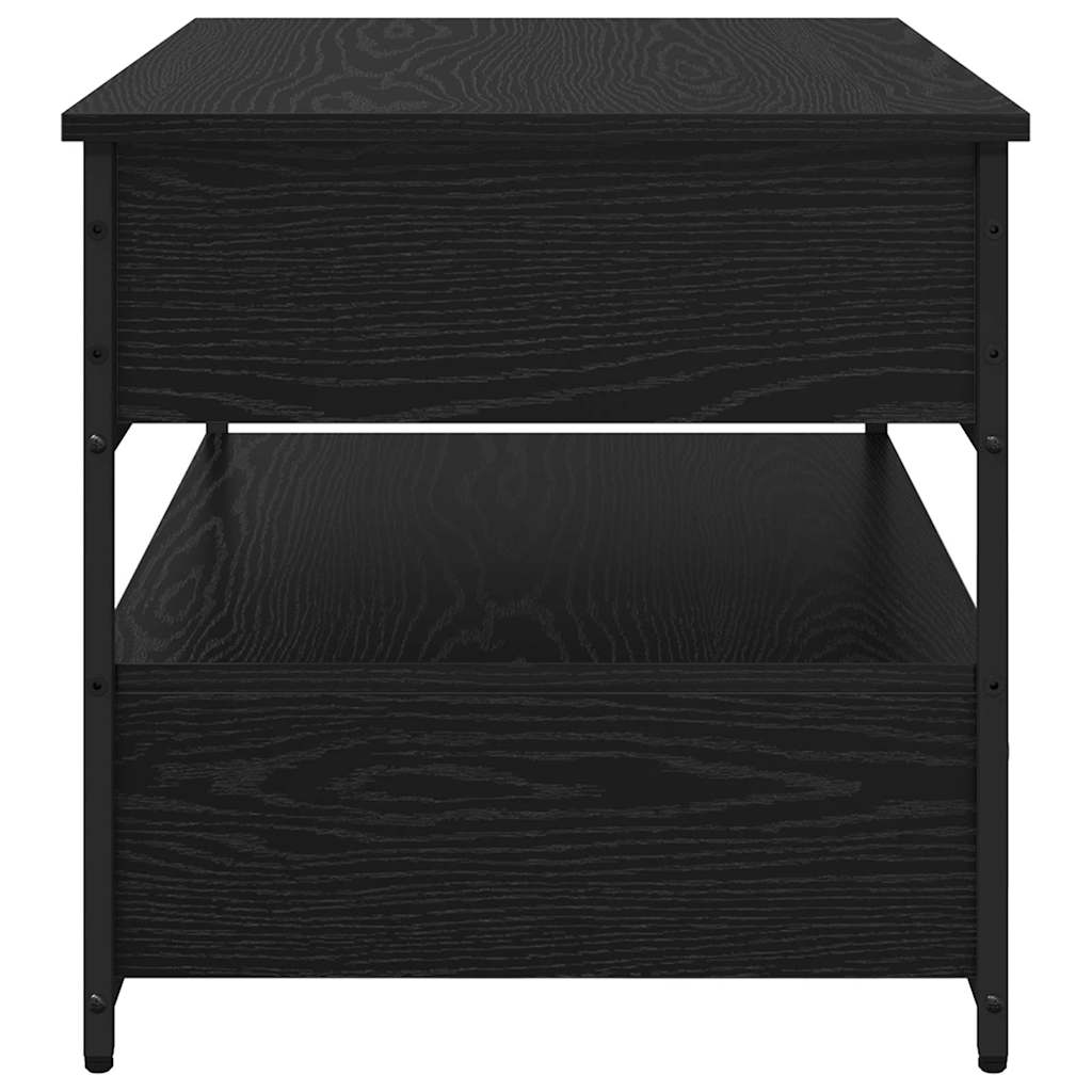 Table basse Chêne noir 70 x 50 x 50 cm Bois d'ingénierie - XIOS