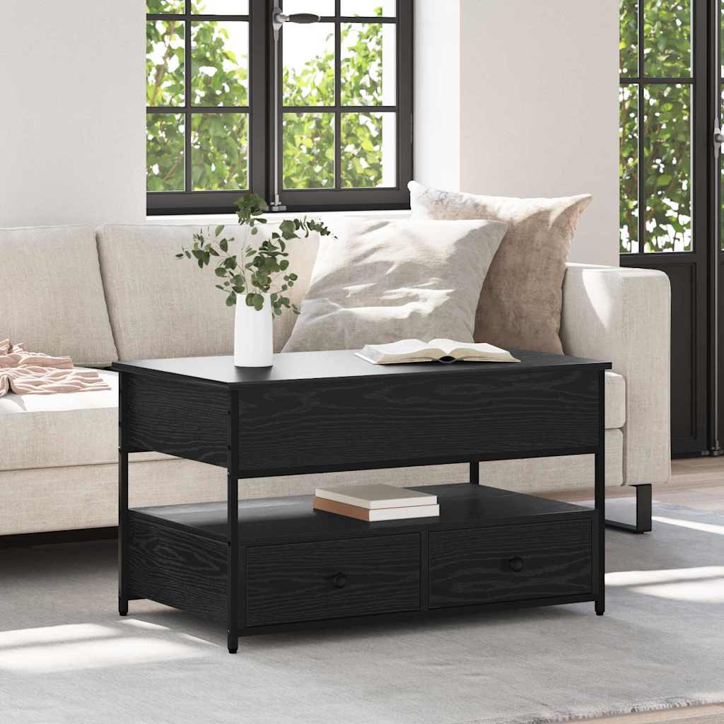 Table basse Chêne noir 85 x 50 x 50 cm Bois d'ingénierie - XIOS