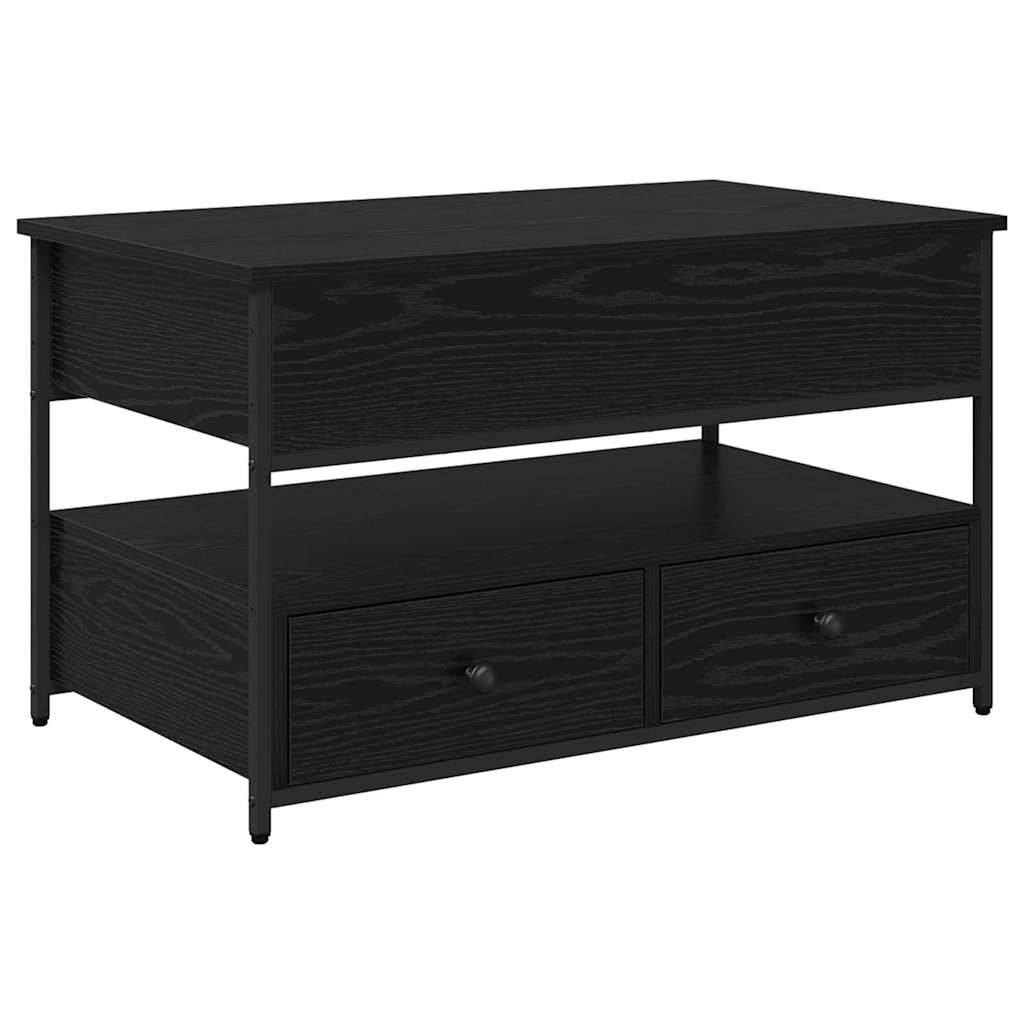 Table basse Chêne noir 85 x 50 x 50 cm Bois d'ingénierie - XIOS