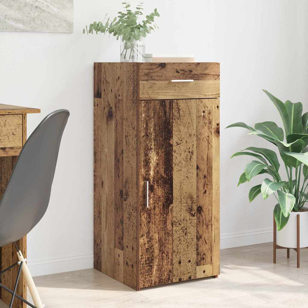 Buffet chêne artisanal 42,5 x 40 x 93 cm Bois d'ingénierie - XIOS