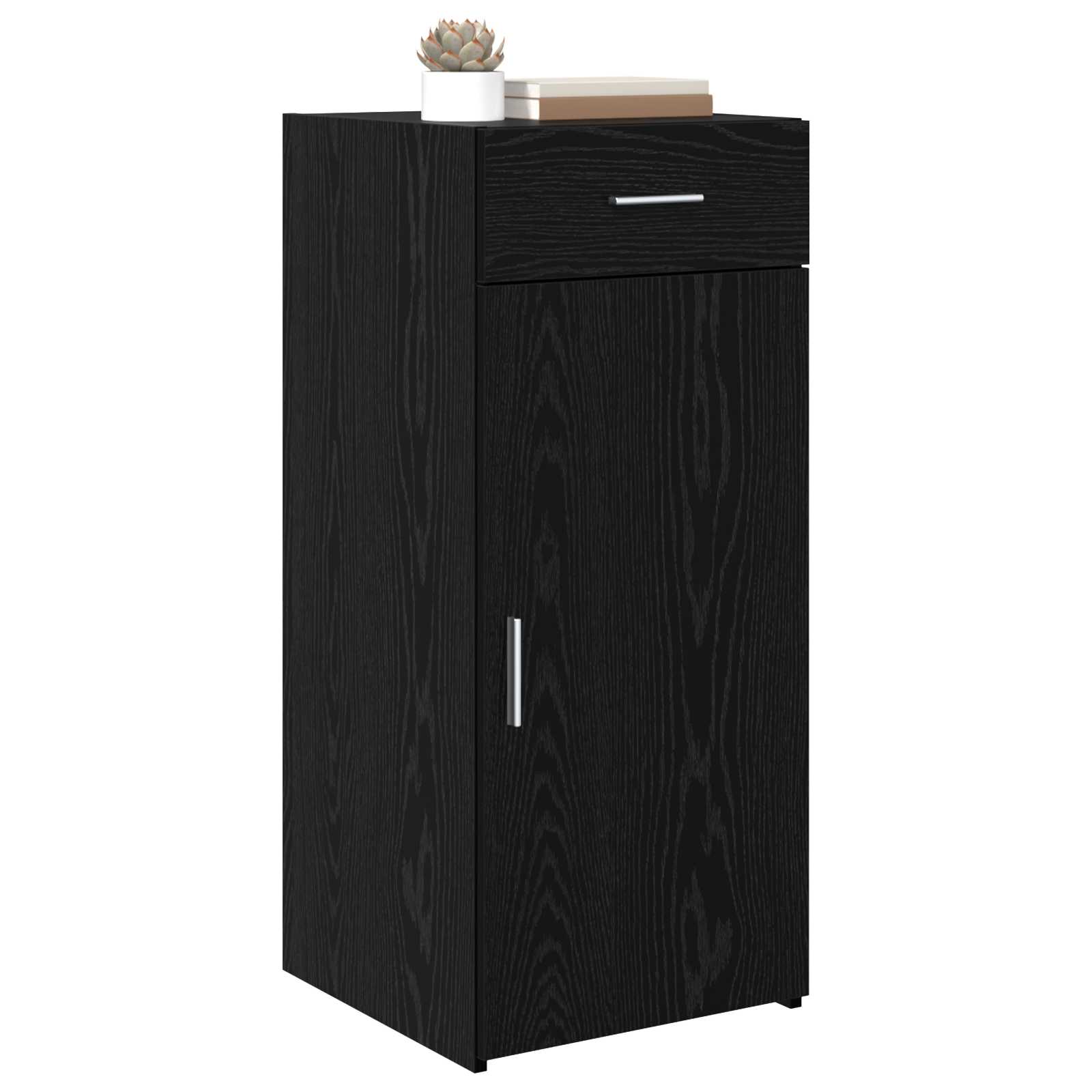 Armoire de rangement avec tiroir Chêne Noir 40 x 42,5 x 93 cm - XIOS