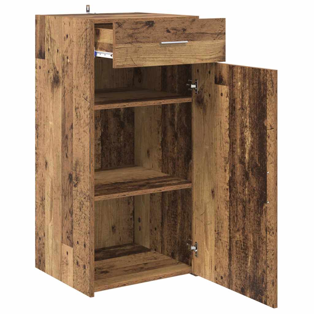 Buffet Bois ancien 42,5 x 40 x 93 cm Bois d'ingénierie - XIOS