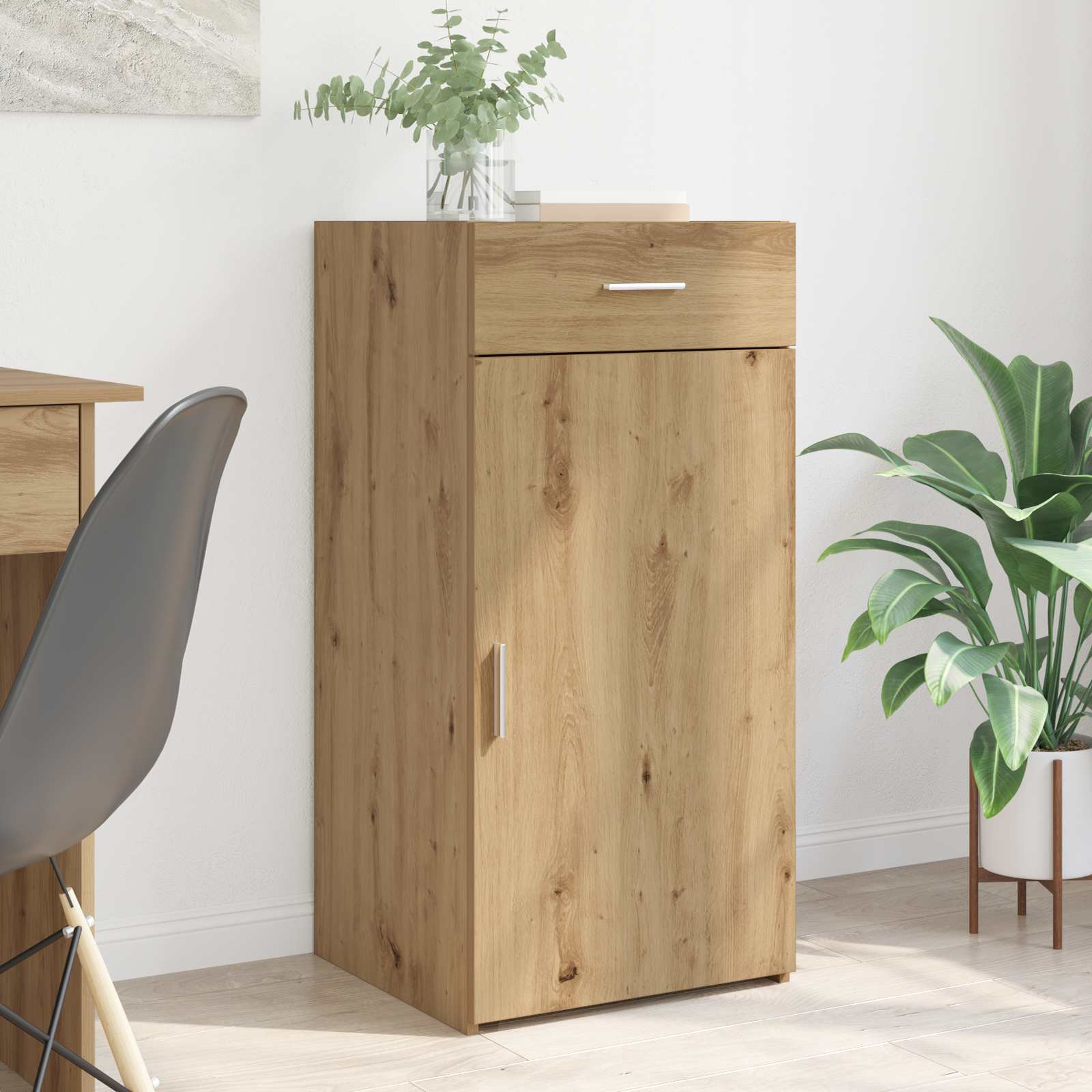Buffet chêne artisanal 45 x 42,5 x 93 cm Bois d'ingénierie - XIOS