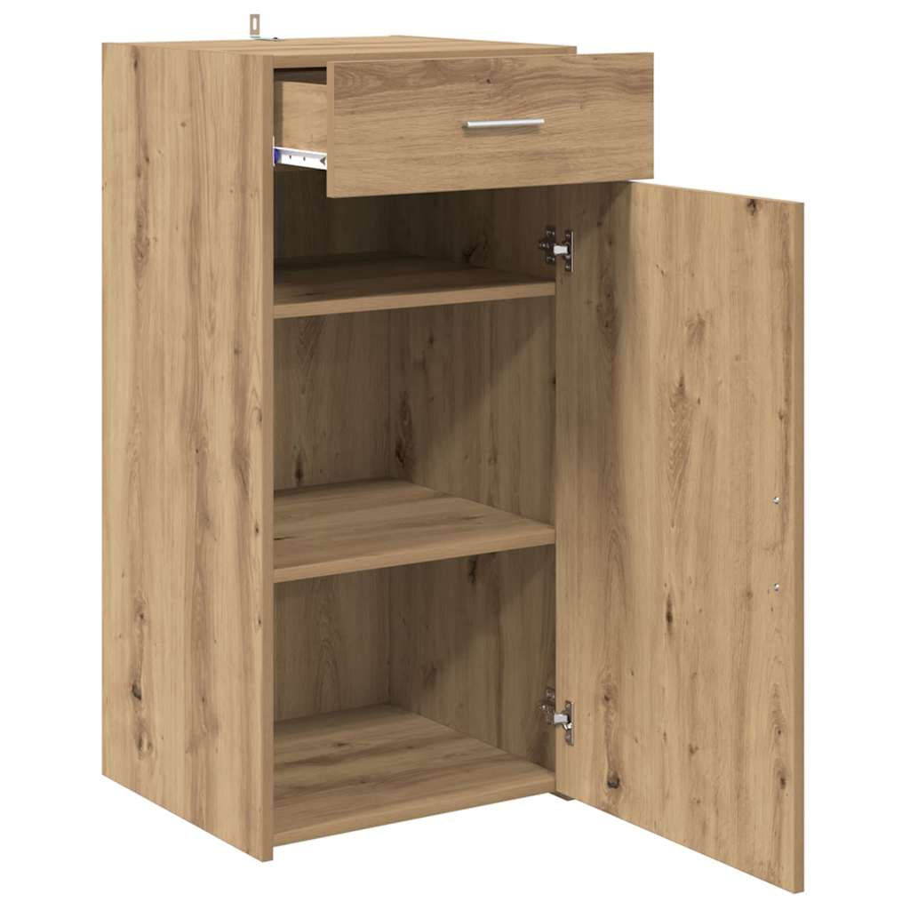 Buffet chêne artisanal 42,5 x 40 x 93 cm Bois d'ingénierie - XIOS