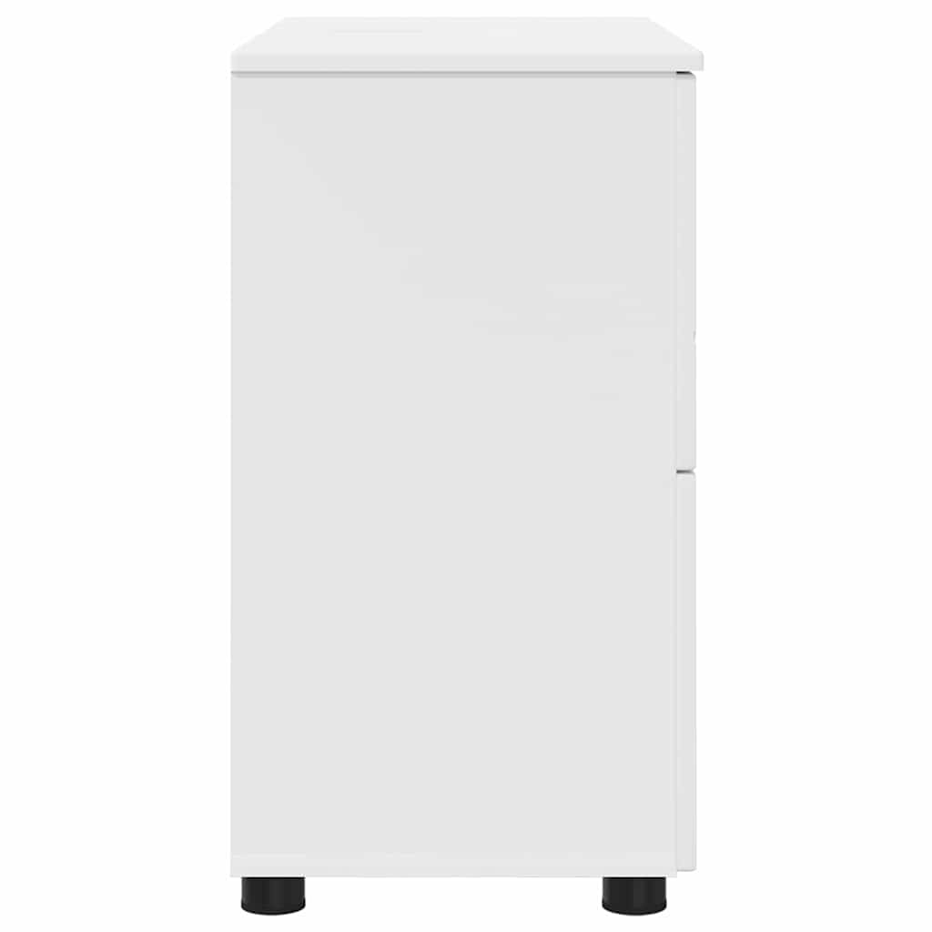 Cabinet de salle de bain avec tiroir Blanc 76,5 x 35 x 64 cm - XIOS