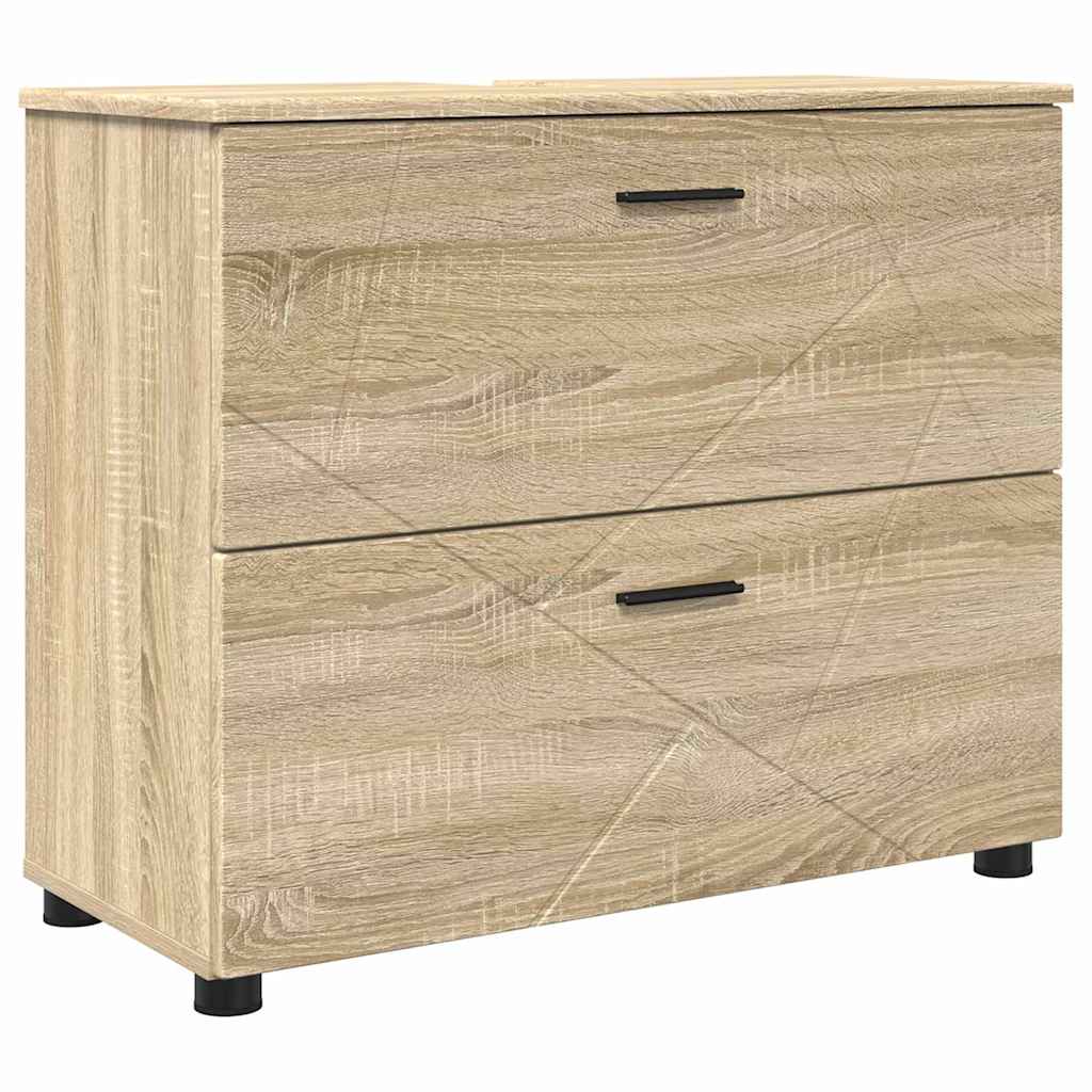Cabinet de salle de bain Chêne Sonoma 76,5 x 35 x 64 cm - XIOS