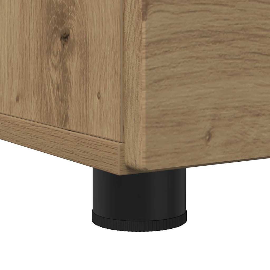 Cabinet de salle de bain Chêne artisanal 76,5 x 35 x 64 cm - XIOS