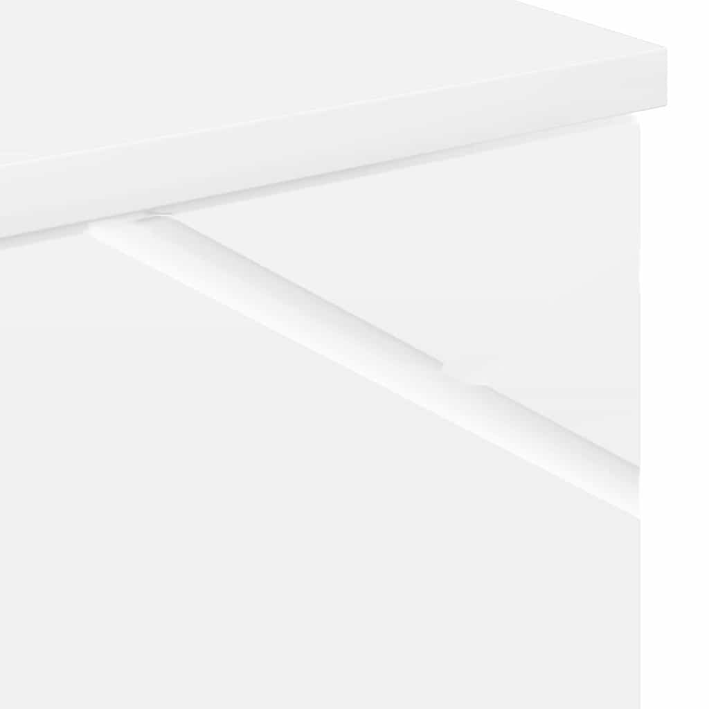 Cabinet de salle de bain Blanc brillant 30 x 35 x 192 cm - XIOS