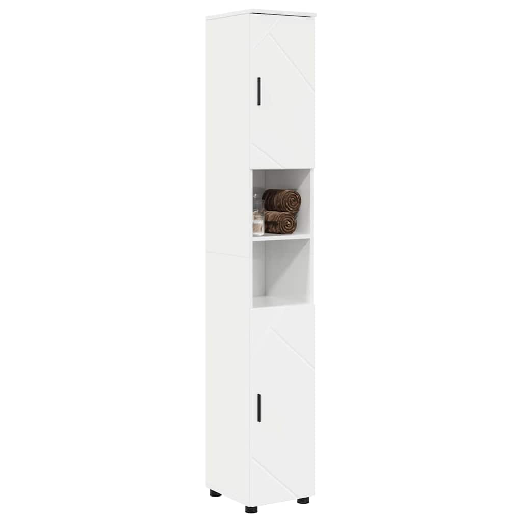 Cabinet de salle de bain Blanc brillant 30 x 35 x 192 cm - XIOS