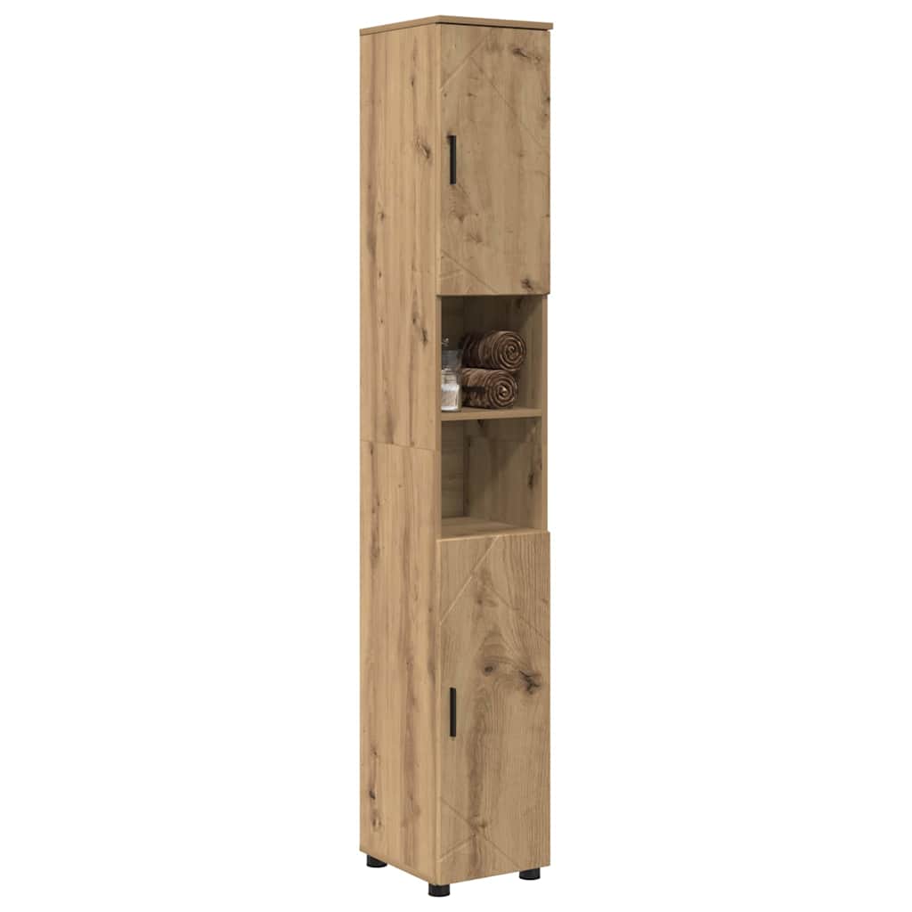 Cabinet de salle de bain Chêne artisanal 30 x 35 x 192 cm - XIOS