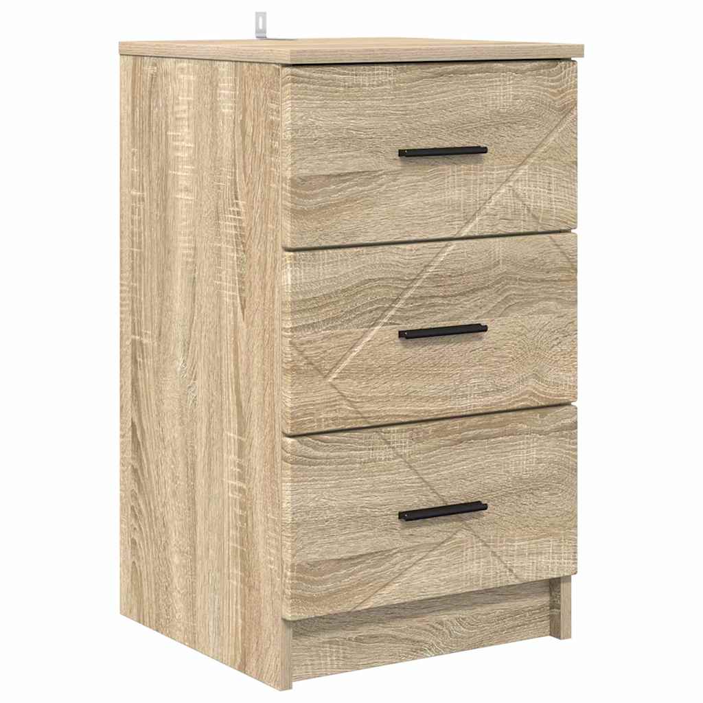 Cabinet de chevet avec tiroir Chêne sonoma 38 x 38 x 66 cm XIOS