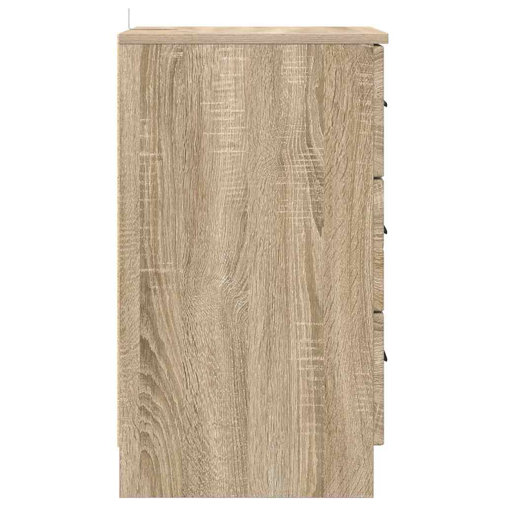 Cabinet de chevet avec tiroir Chêne sonoma 38 x 38 x 66 cm - XIOS