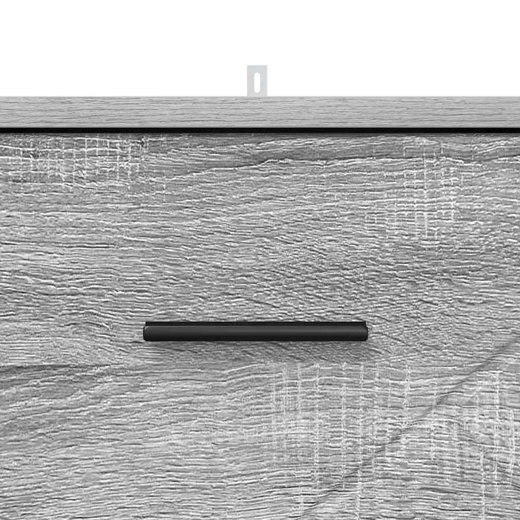 Cabinet de chevet Sonoma gris 38 x 38 x 66 cm Bois d'ingénierie - XIOS