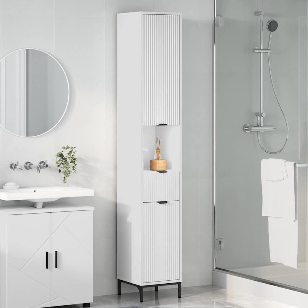 Cabinet de salle de bain Blanc 31,5 x 33 x 190 cm - XIOS