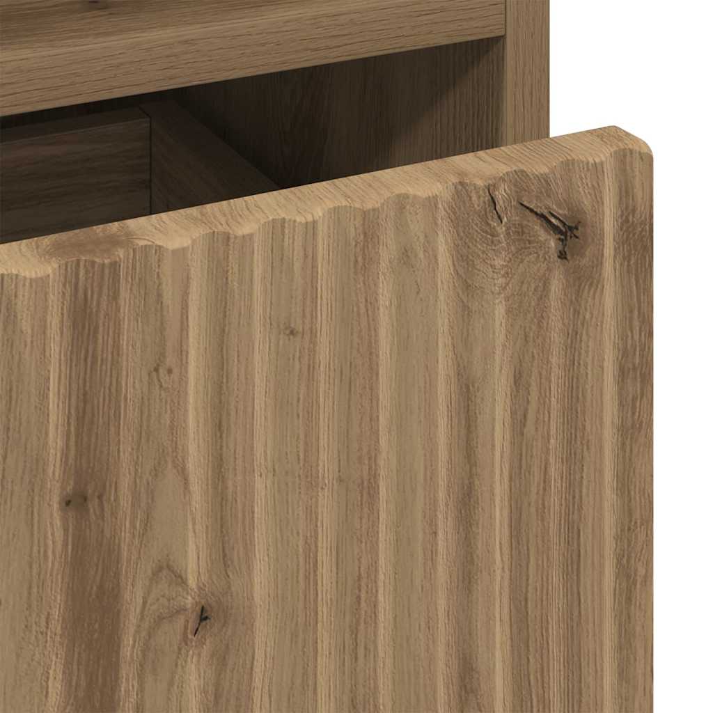 Cabinet de salle de bain Chêne artisanal 31,5 x 33 x 190 cm - XIOS