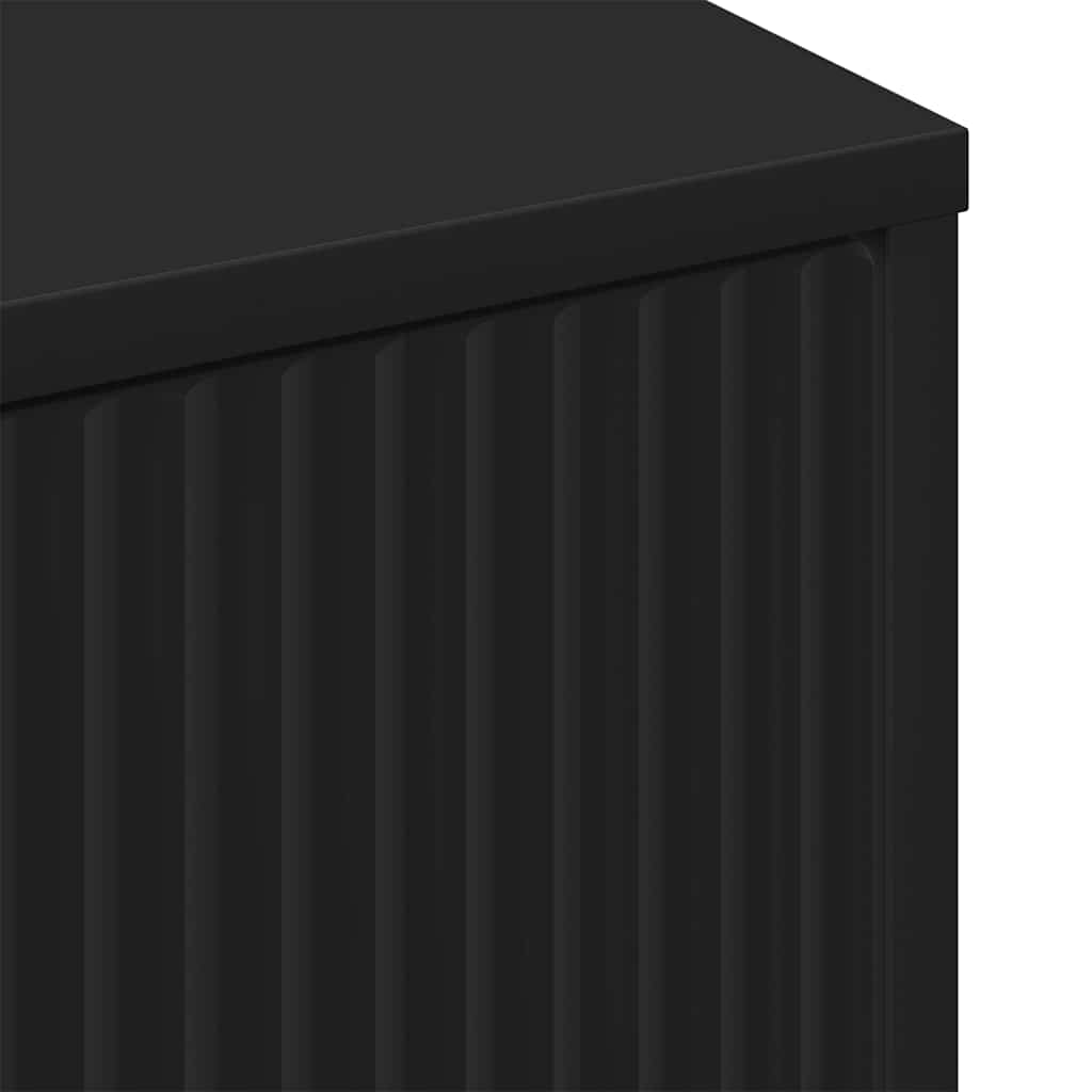 Buffet Noir 69,5 x 33 x 82 cm Bois d'ingénierie - XIOS