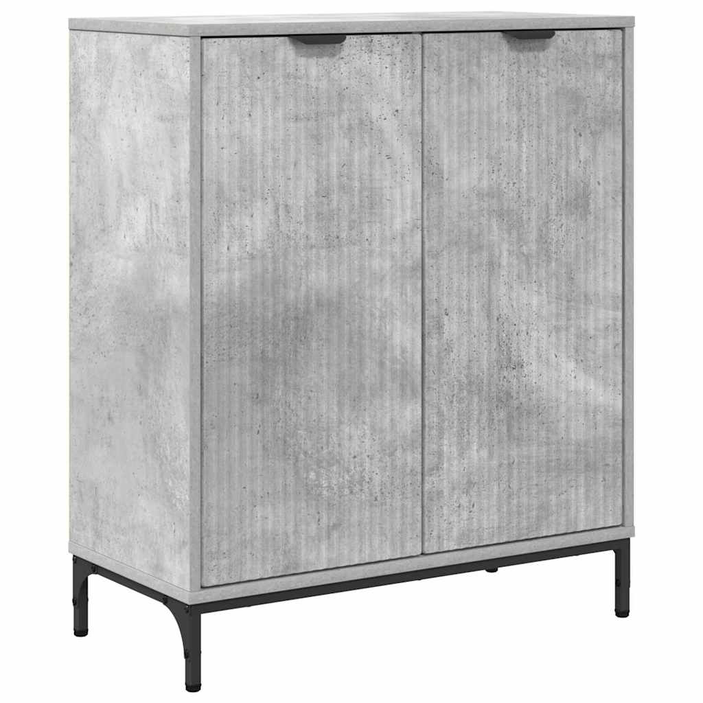 Buffet Gris béton 69,5 x 33 x 82 cm Bois d'ingénierie - XIOS
