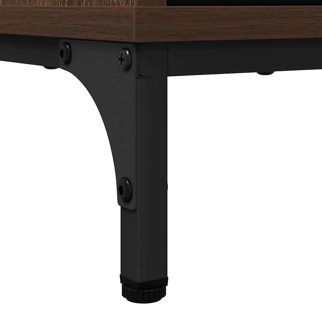 Buffet Chêne marron 69,5 x 33 x 82 cm Bois d'ingénierie - XIOS