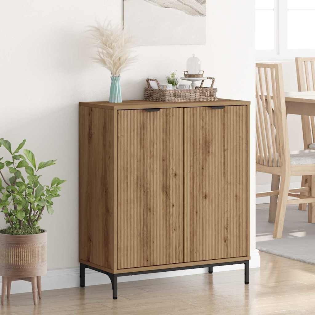 Buffet chêne artisanal 69,5 x 33 x 82 cm Bois d'ingénierie - XIOS