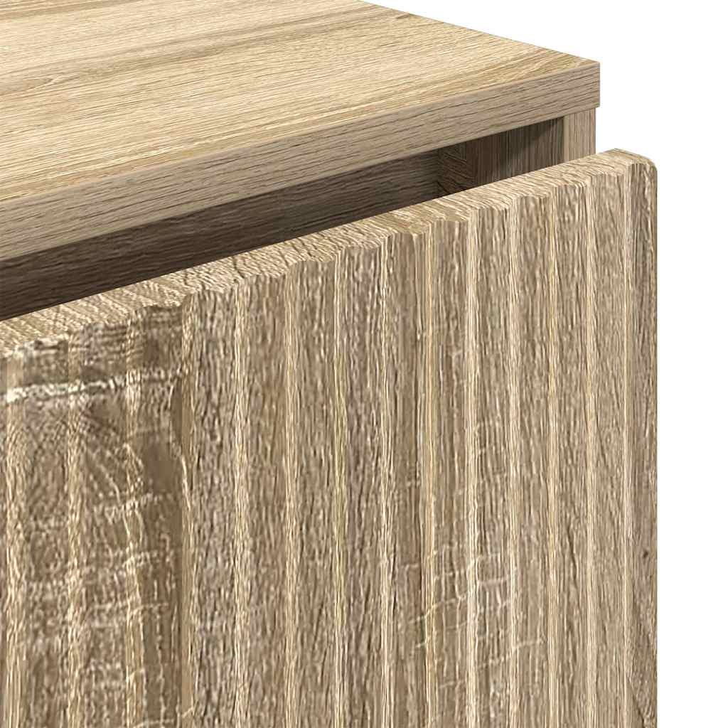 Buffet Chêne sonoma 79,5 x 33 x 82 cm Bois d'ingénierie - XIOS