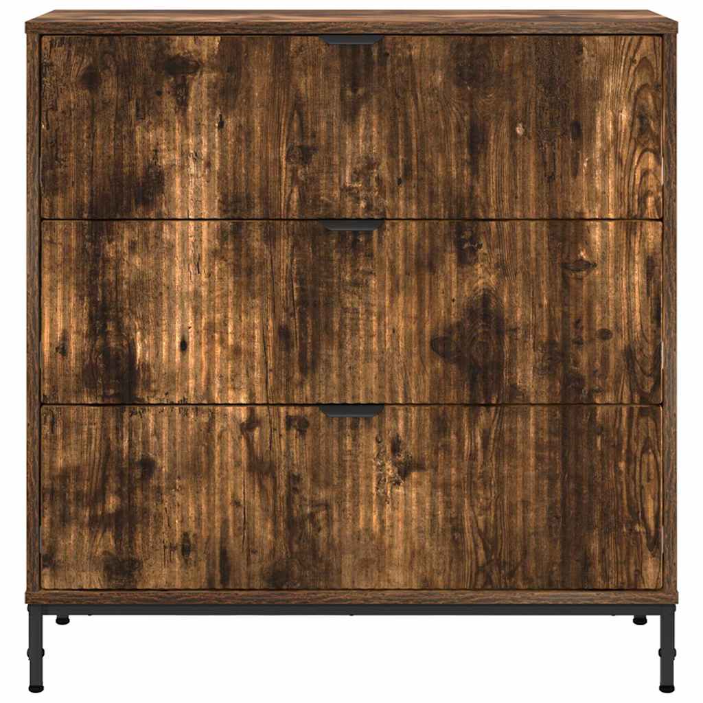 Buffet Chêne fumé 79,5 x 33 x 82 cm Bois d'ingénierie - XIOS