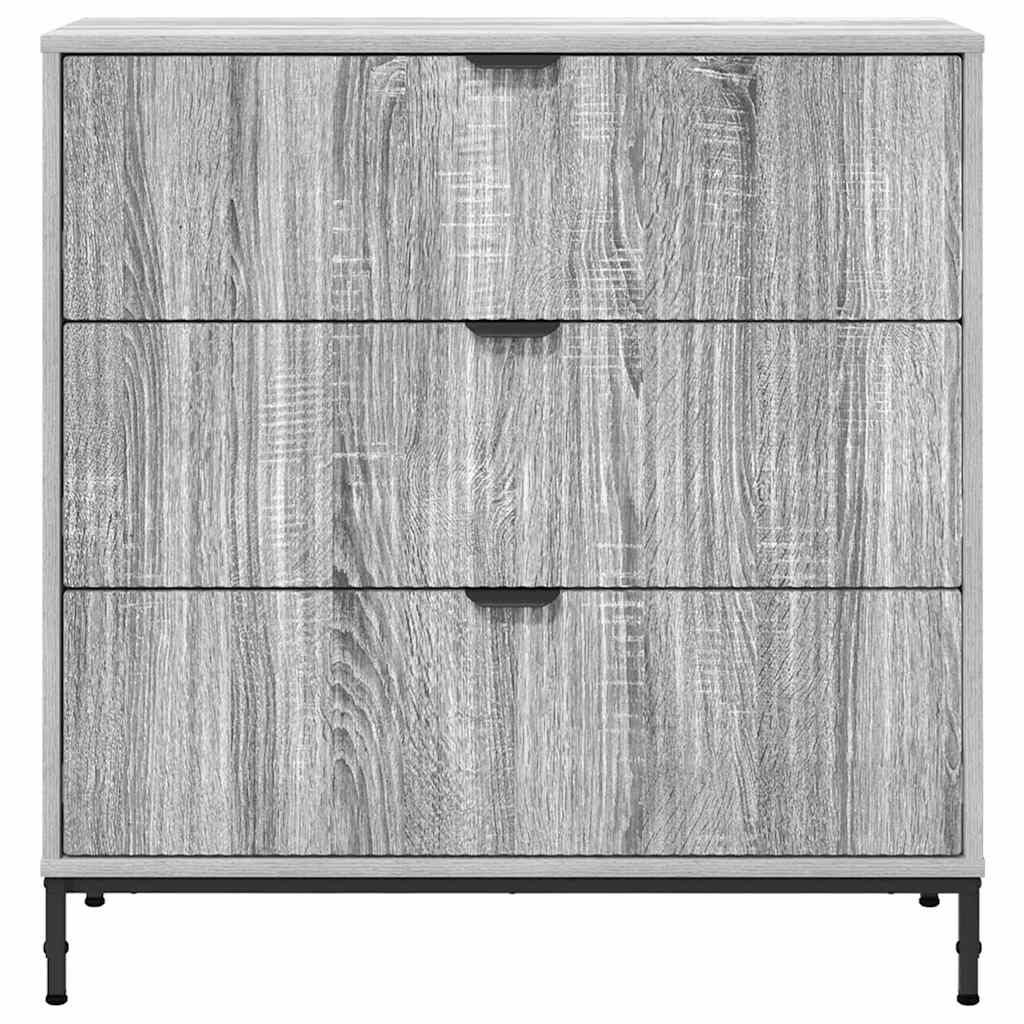 Buffet Sonoma gris 79,5 x 33 x 82 cm Bois d'ingénierie - XIOS