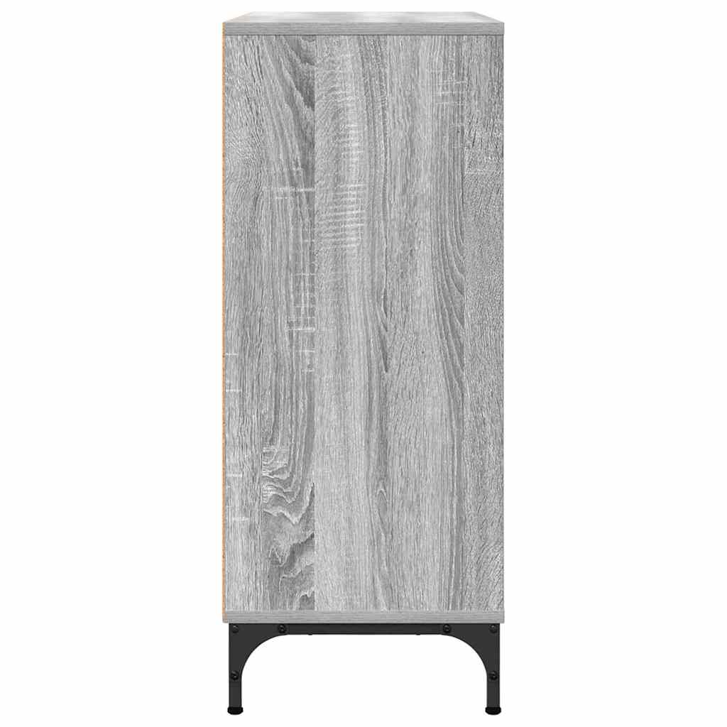 Buffet Sonoma gris 79,5 x 33 x 82 cm Bois d'ingénierie - XIOS
