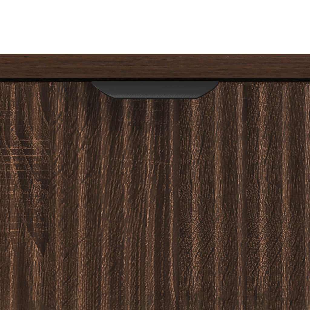 Buffet Chêne marron 79,5 x 33 x 82 cm Bois d'ingénierie - XIOS