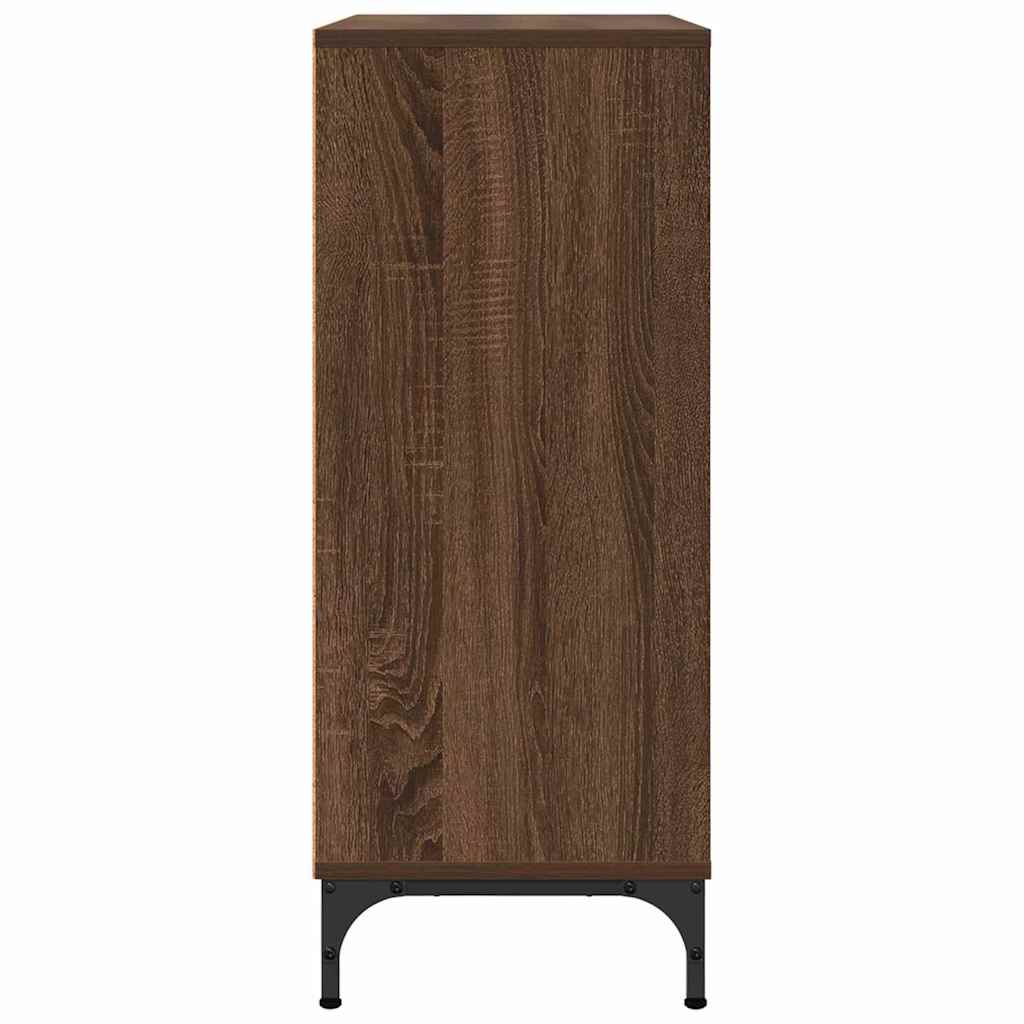 Buffet Chêne marron 79,5 x 33 x 82 cm Bois d'ingénierie - XIOS