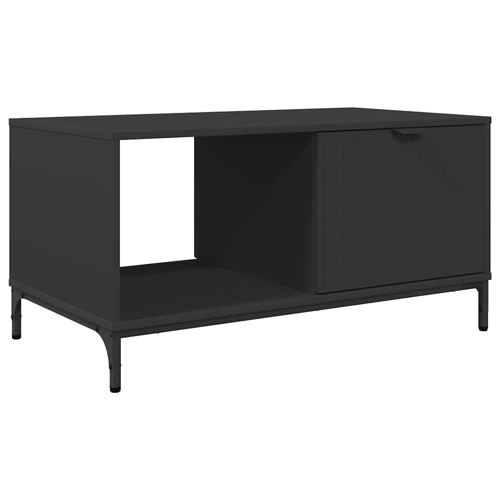 Table basse Noir 90 x 49 x 46 cm Bois d'ingénierie XIOS