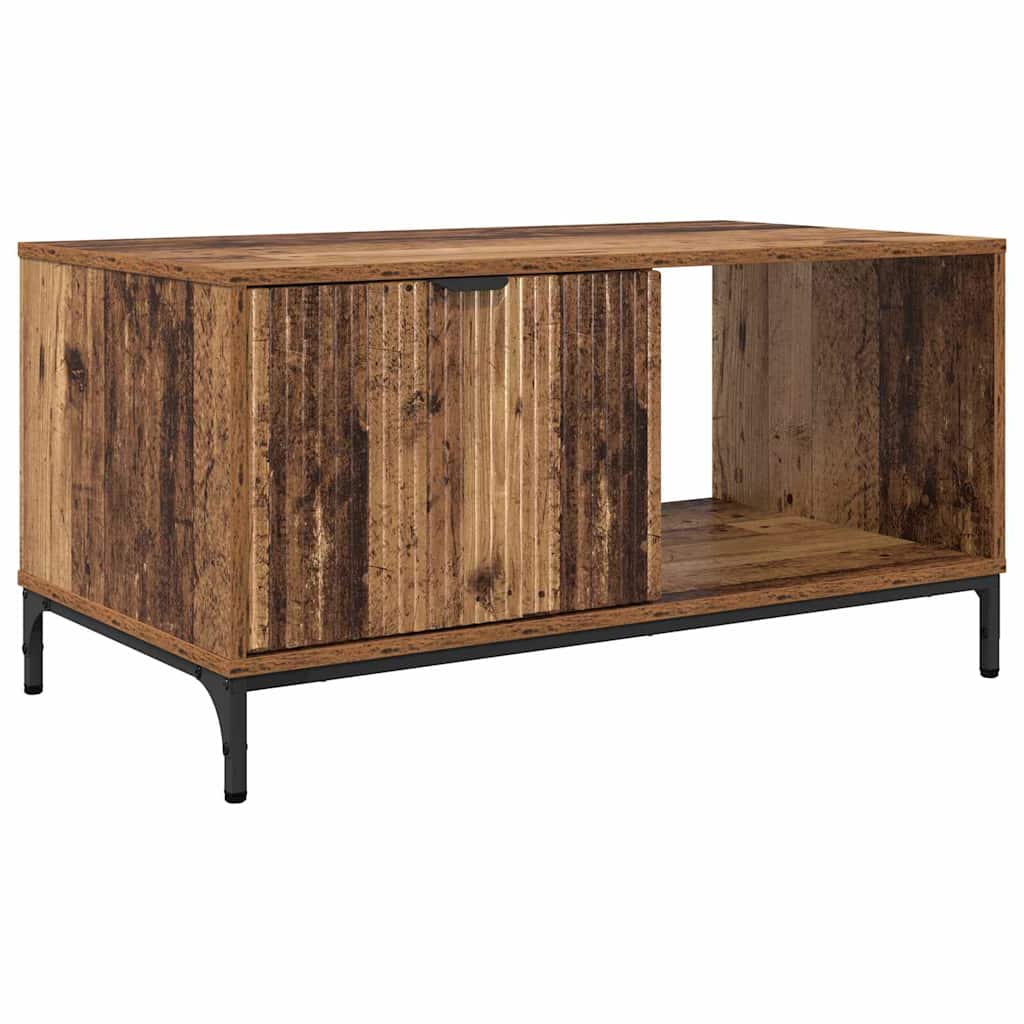 Table basse Bois ancien 90 x 49 x 46 cm Bois d'ingénierie XIOS
