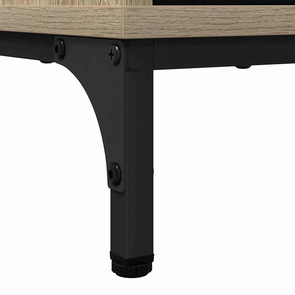 Buffet Chêne sonoma 89,5 x 33 x 82 cm Bois d'ingénierie - XIOS