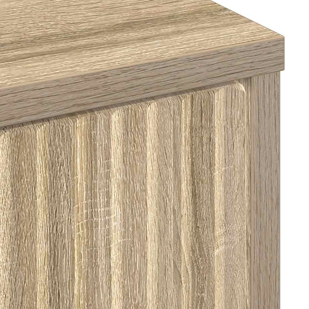 Buffet Chêne sonoma 89,5 x 33 x 82 cm Bois d'ingénierie - XIOS