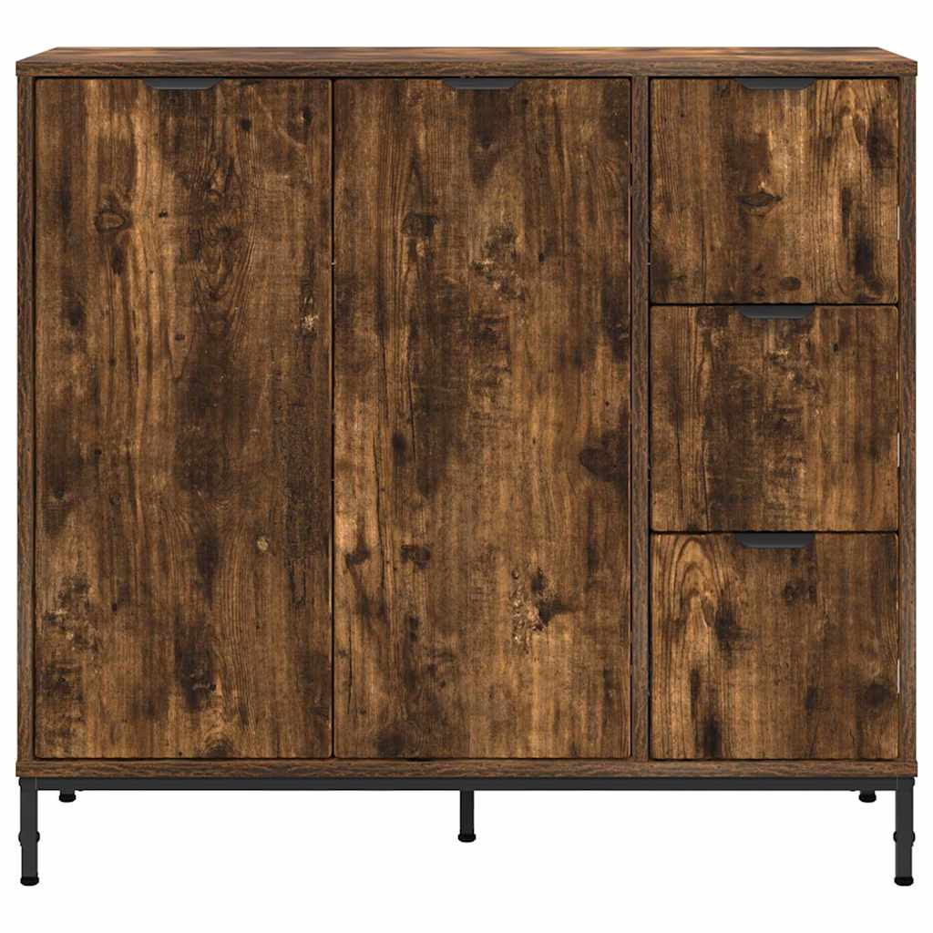 Buffet Chêne fumé 89,5 x 33 x 82 cm Bois d'ingénierie - XIOS