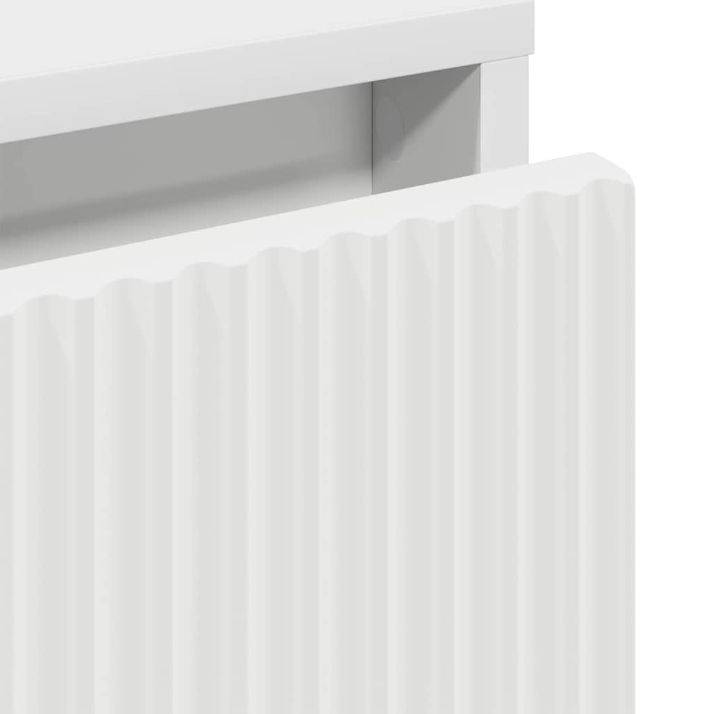 Table de chevet Blanc 63,5 x 36 x 61 cm Bois d'ingénierie - XIOS