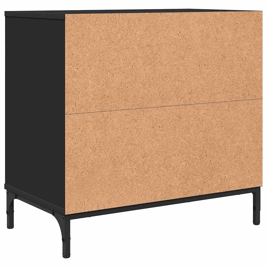 Table de chevet Noir 63,5 x 36 x 61 cm Bois d'ingénierie - XIOS