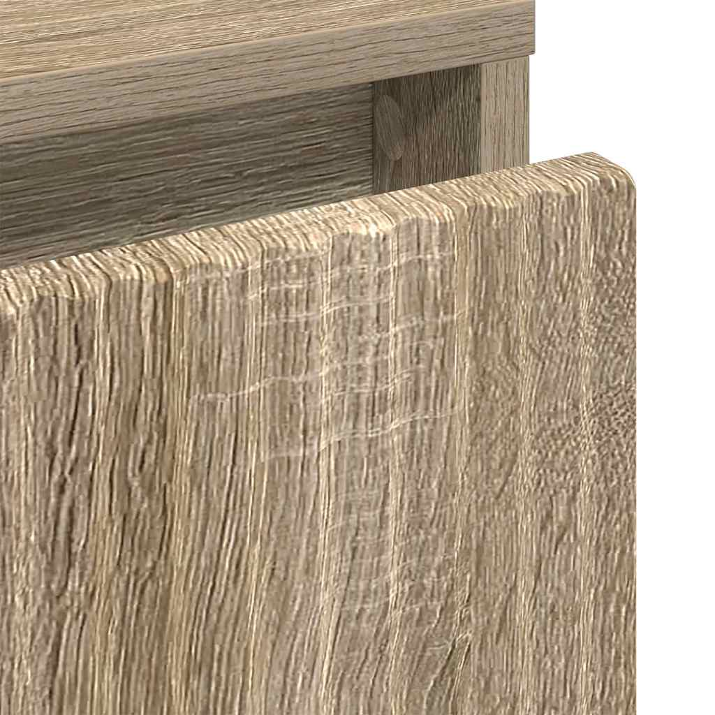 Table de chevet avec tiroir Chêne sonoma 63,5 x 36 x 61 cm - XIOS