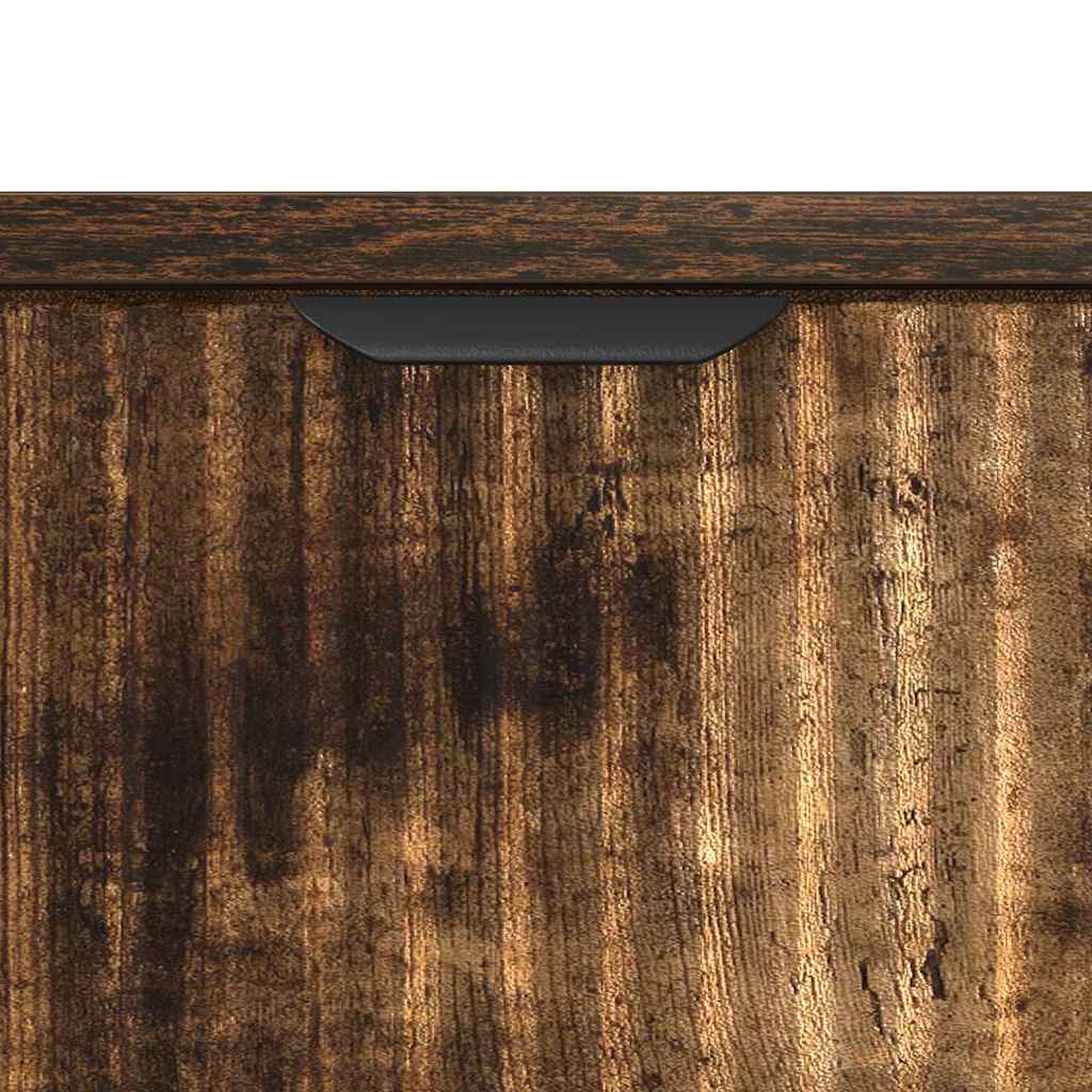 Table de chevet Chêne fumé 63,5 x 36 x 61 cm Bois d'ingénierie XIOS