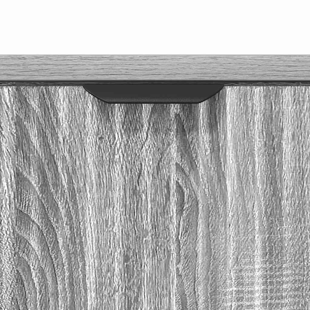 Table de chevet Sonoma gris 63,5 x 36 x 61 cm Bois d'ingénierie XIOS