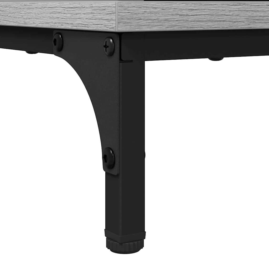 Table de chevet Sonoma gris 63,5 x 36 x 61 cm Bois d'ingénierie XIOS
