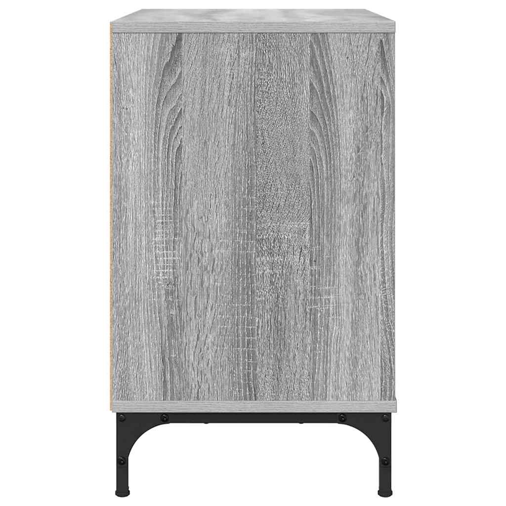 Table de chevet Sonoma gris 63,5 x 36 x 61 cm Bois d'ingénierie XIOS