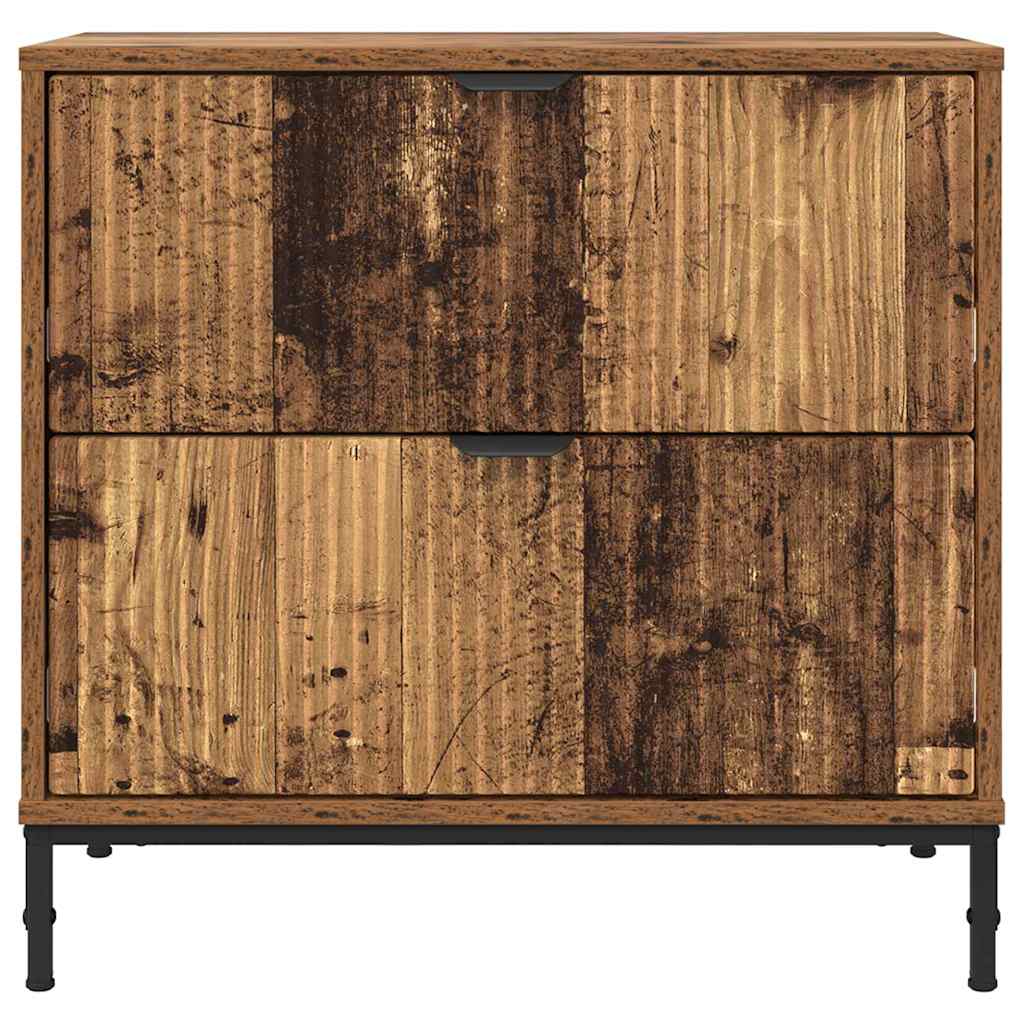 Table de chevet Bois ancien 63,5 x 36 x 61 cm Bois d'ingénierie XIOS