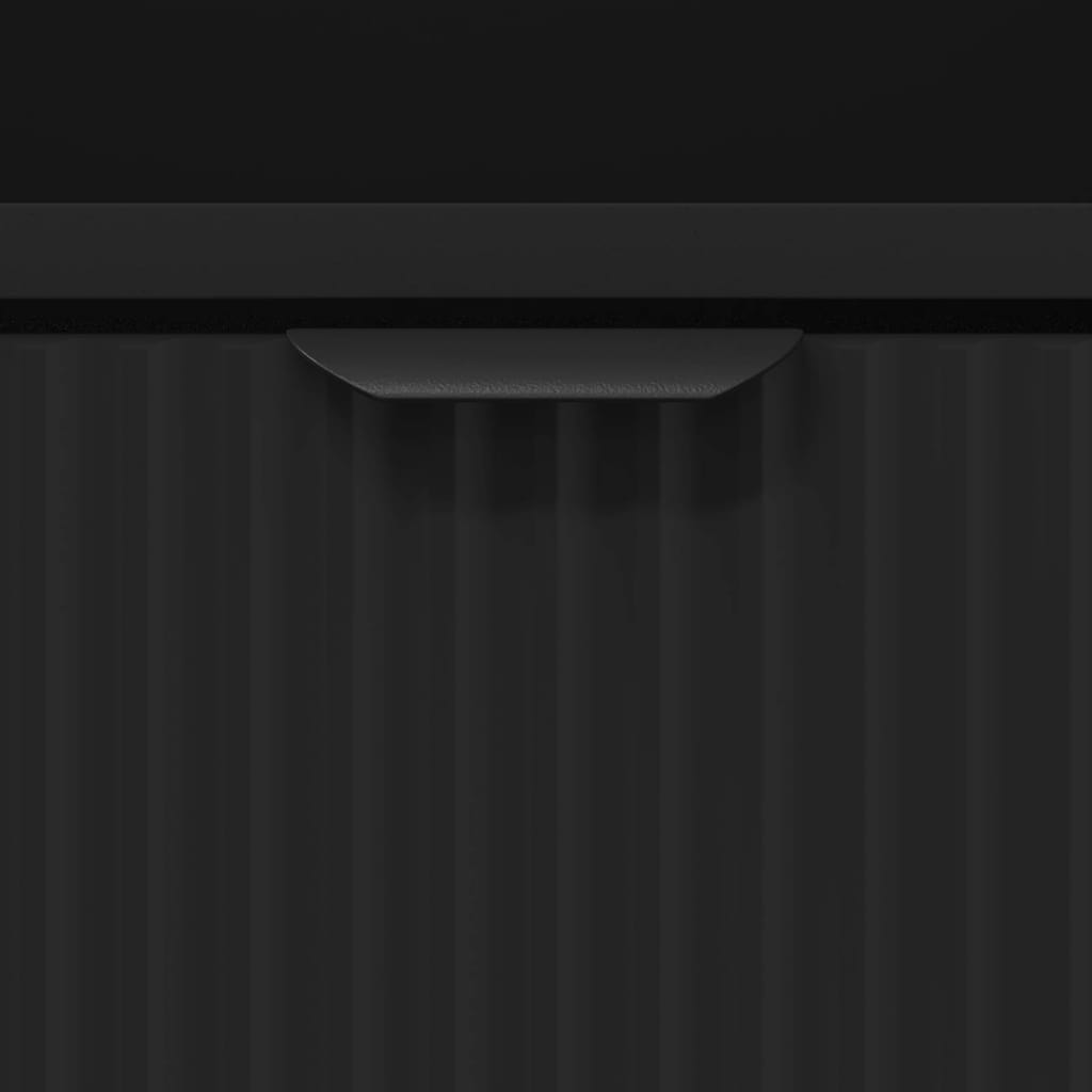 Table de chevet Noir 49 x 36 x 61 cm Bois d'ingénierie - XIOS