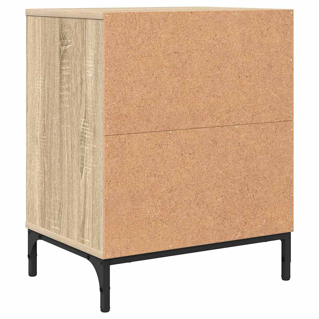 Tables de chevet avec tiroir 2 pcs Chêne sonoma 49 x 36 x 61 cm XIOS