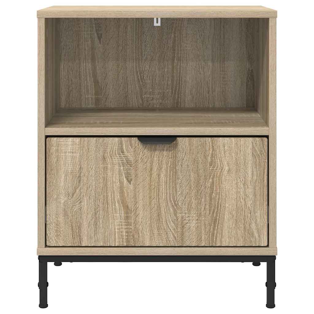 Tables de chevet avec tiroir 2 pcs Chêne sonoma 49 x 36 x 61 cm XIOS