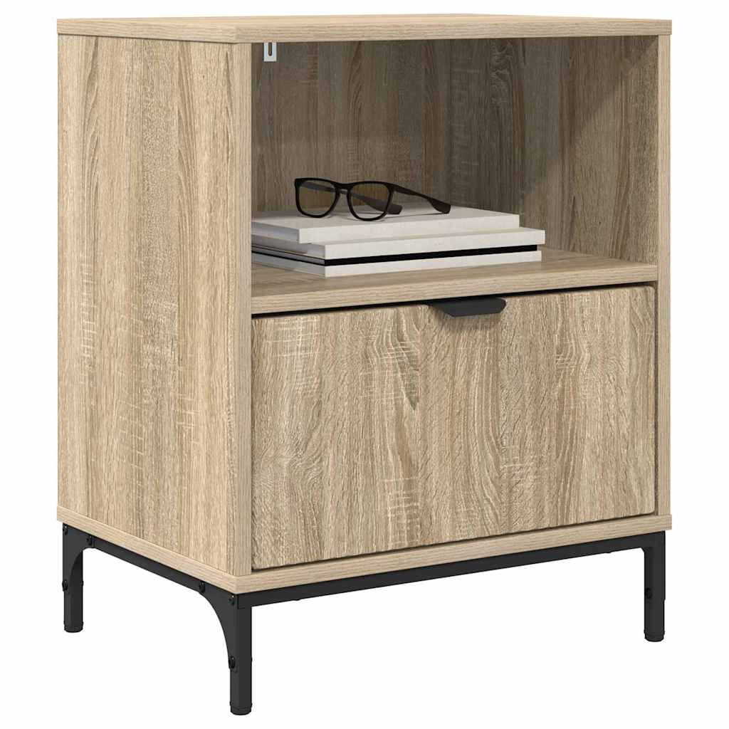 Tables de chevet avec tiroir 2 pcs Chêne sonoma 49 x 36 x 61 cm XIOS